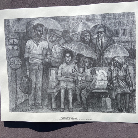 Original Artwork by James A Dixon  “Days End” - Picture 6 of 9